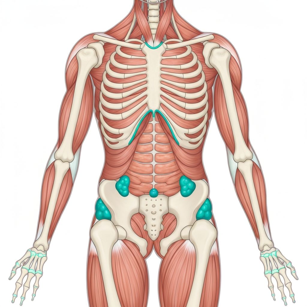 Body composition science illustration