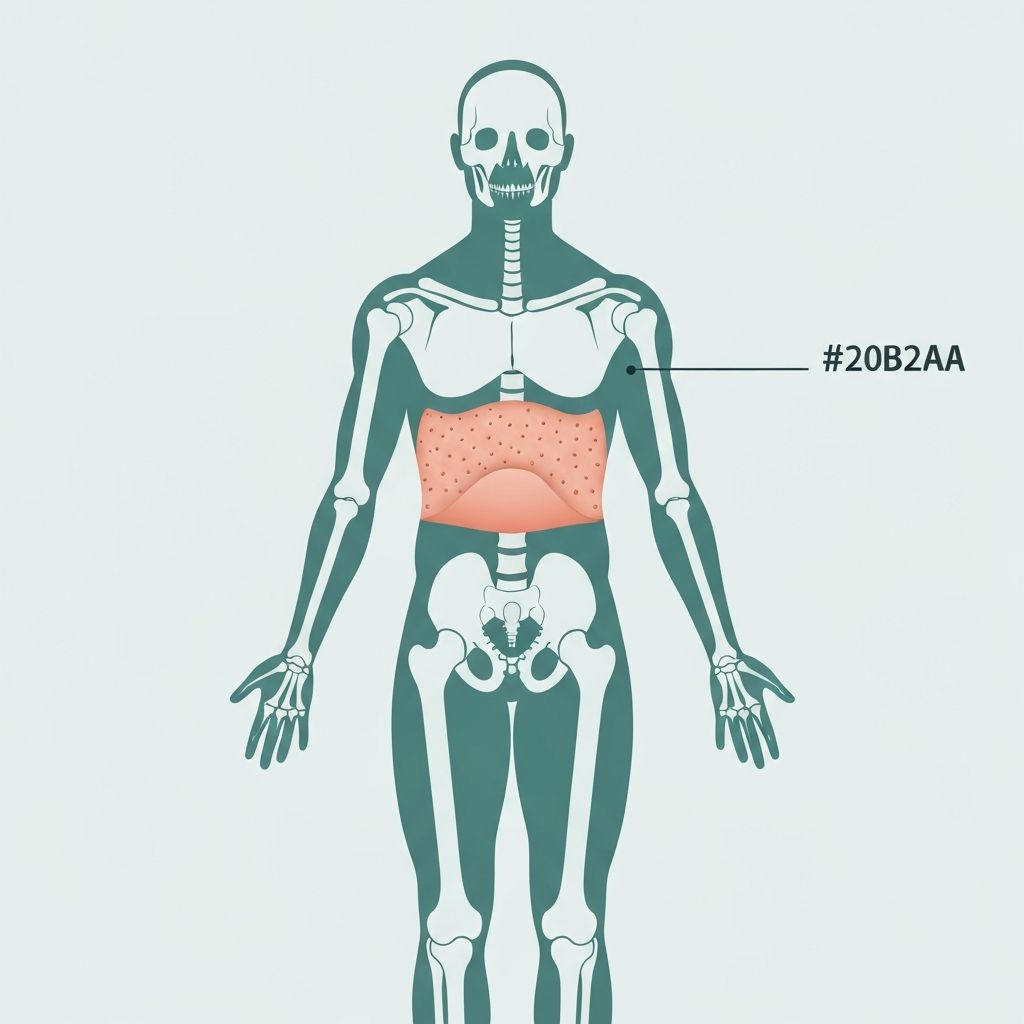 Scientific illustration of body composition showing muscle, fat tissue, and bone structure